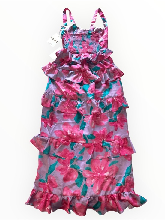Show Me Your MuMu Monique Floral Tiered Ruffle Midi Dress - Picture 4 of 9